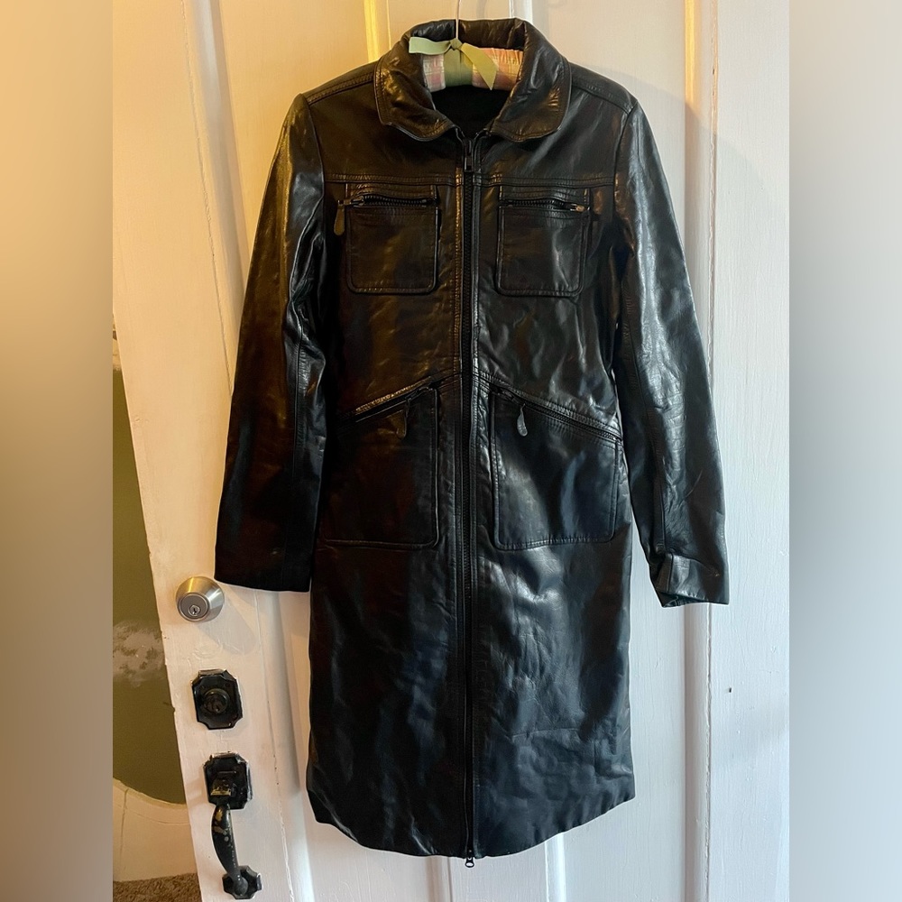 DKNY Vintage Leather Jacket EUC